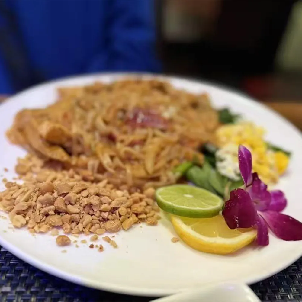 Pad Thai served at Kirin Ramen Sushi and Asian Cuisine, a ramen, sushi, and Asian fusion restaurant in Yukon.